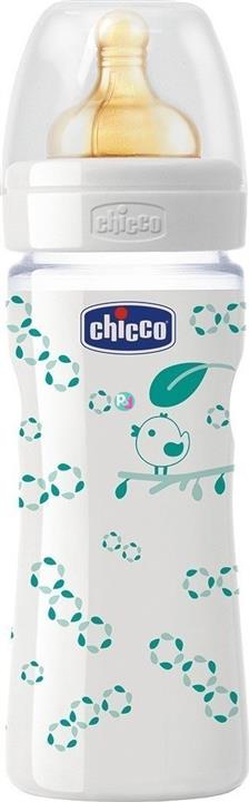 شیشه شیر پیرکس چیکو Chicco با سری سیلیکونی 240 میلی لیتر